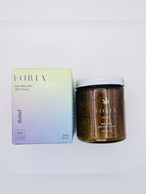 FORIA Relief Bath Salts 9oz Sealed 240g New